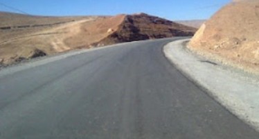 Taloqan road being asphalted at a cost of more than USD 2mn