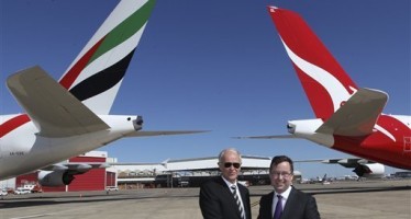 Qantas Forges a 10-year alliance with Emirates