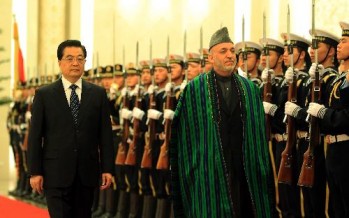 China illuminating their presence in Afghanistan more than before