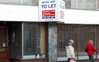 Empty shops at record levels in UK town centres