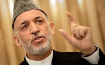 Outgoing President Karzai thanks the international community for their support