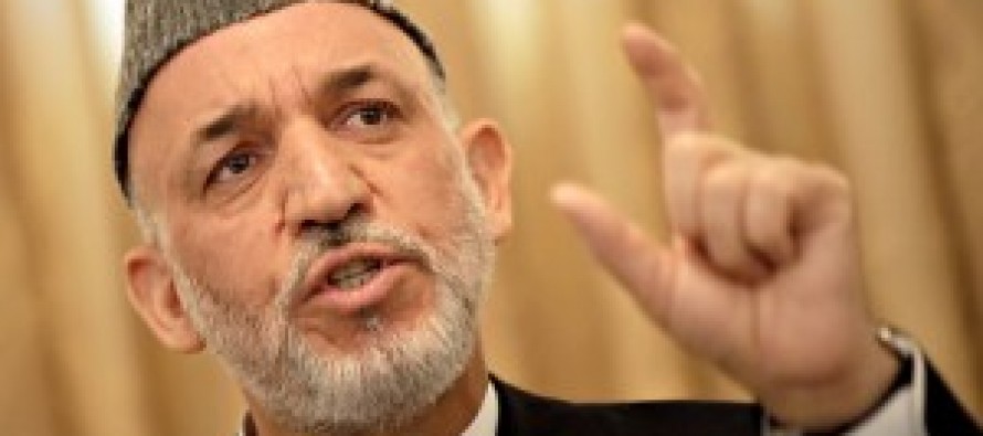 Outgoing President Karzai thanks the international community for their support