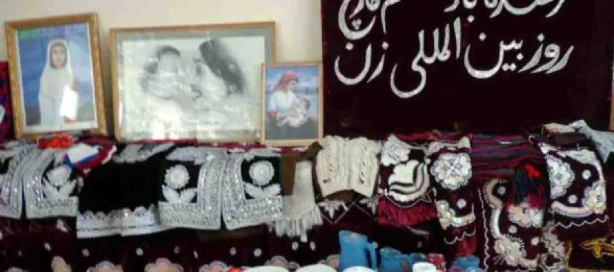 Exhibition of Afghan women handicrafts in Sar-e-Pul Province