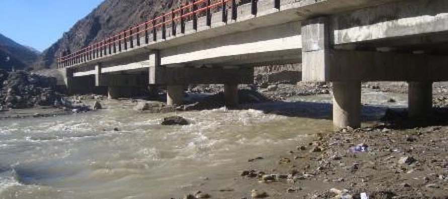 Largest bridge built over Ghorband River in Parwan Province