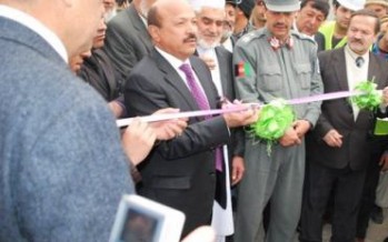 Reconstruction of Proje Awal Taimani road in the 4th district of Kabul begins