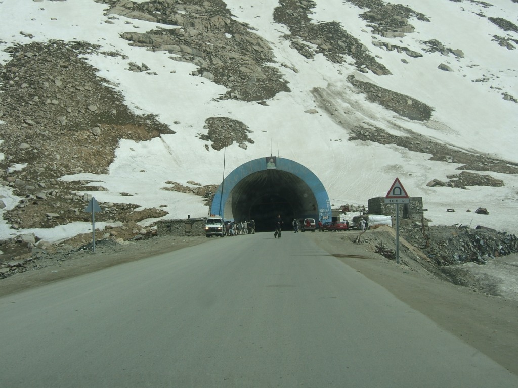 salang afghanistan highway tunnel pass afghan key north between expand wadsam reopens traffic northern fundamental launched ministry range development works