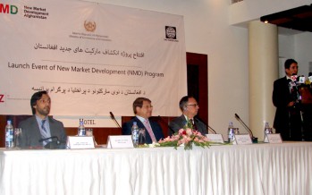 WB funds the New Market Development Program in Afghanistan