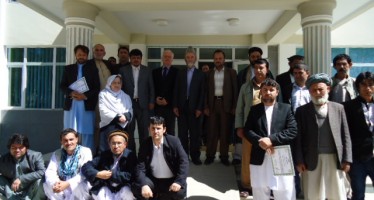 Award ceremony for civil servants’ completion of five-phase training programme in Feyzabad