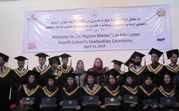 Fourth Cohort of Afghan Students Receives Master of Education  Degree