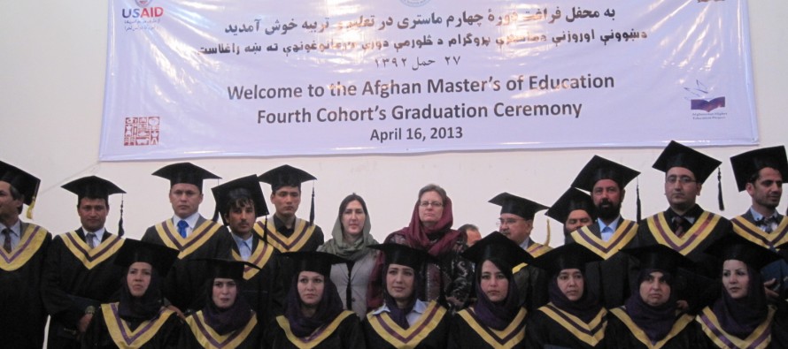 Fourth Cohort of Afghan Students Receives Master of Education  Degree