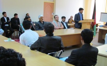 Civil Servants and Young Academics train to serve their Communities in Kunduz Province