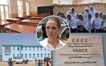 Angelina Jolie Opens All-Girls School in Afghanistan