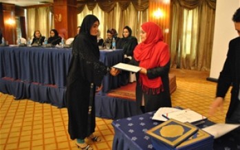 Afghan Women Judges Encourage Female Students to Join Their Ranks