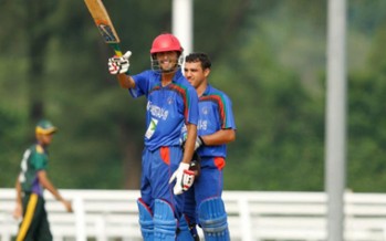 Afghanistan Under-19 cricket team in the final of ACC Elite Cup