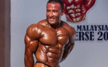 Afghan athlete wins bronze medal in Europe bodybuilding championship