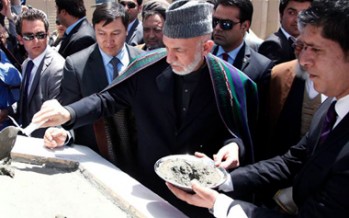 Project on 111 residential blocks inaugurated in Kabul