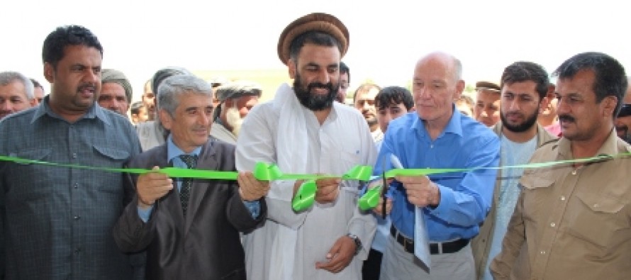 Food storage facility inaugurated in Charbolak district of Balkh Province