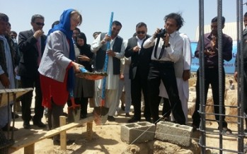 Construction work of a school building launched in Balkh