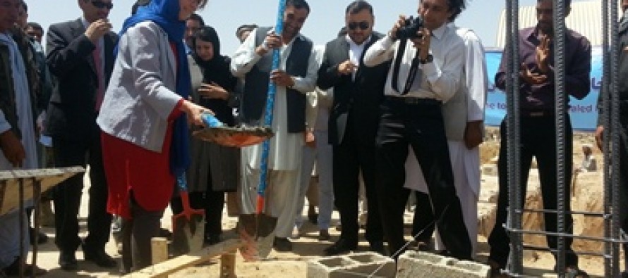 Construction work of a school building launched in Balkh