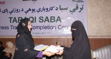 300 Afghan girls receive business training