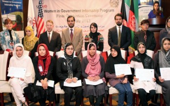 Sixty Afghan Women Graduate From Women In Government Internship Program