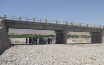 New bridge linking three districts with the capital opens in Uruzgan province