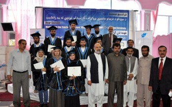 13 Afghan teachers graduate from SCA Teachers Educators Master Program