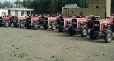 64 Tractors donated to farmers in Bamiyan Province