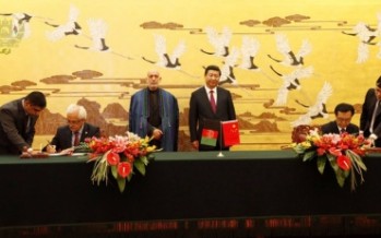 Three cooperation agreements signed between China and Afghanistan
