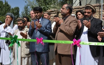 1500 Afghan households to benefit from electricity in Paghman district of Kabul city