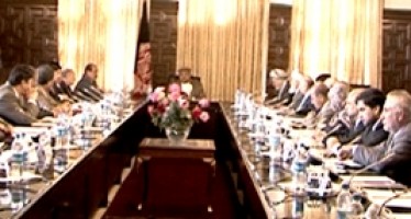 Afghan Council of Ministers confer on progress of development projects
