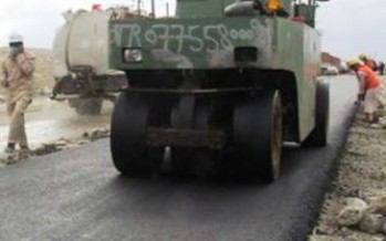 Work on asphalting of Silk Road begins
