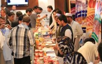 Food items showcased in Herat province