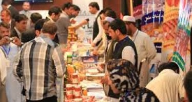 Food items showcased in Herat province