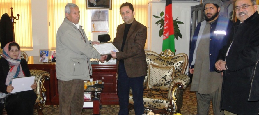 Baghlan’s provincial departments receive office equipment for effective public services