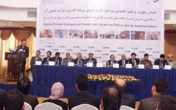 Afghan investors present support policy to tackle economic issues