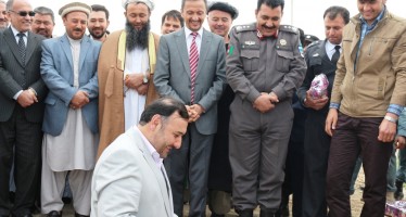 Groundbreaking ceremony for Balkh province administrative building