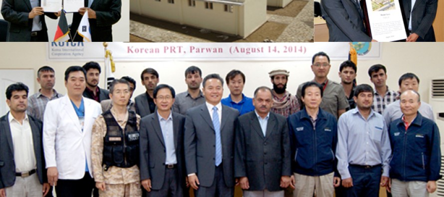 Korean constructed model farm handed over to local authorities in Parwan