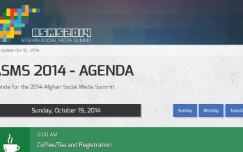 Second Annual Afghan Social Media Summit to be held on October 19th