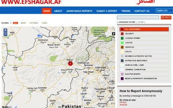 Platform established to report and track corruption cases in Afghanistan