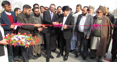 Five roads in Kunduz city rehabilitated with German funds