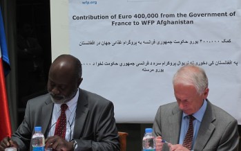 France boosts WFP emergency response in Afghanistan while helping local economy