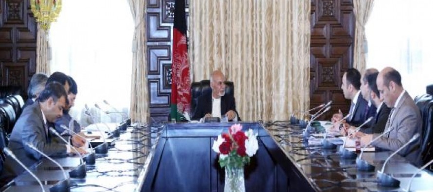 President Ghani calls for reforms in Ministry of Finance