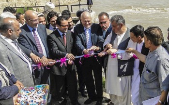 Improved irrigation and flood protection for farmland in Baghlan