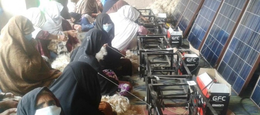 Spinning wheels turning women’s lives around in Jalalabad