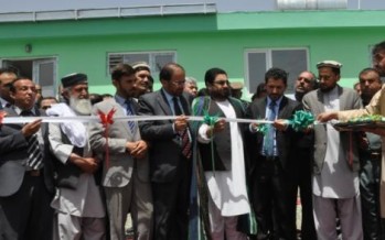 Completion of 13 horticultural storehouses in six provinces of Afghanistan