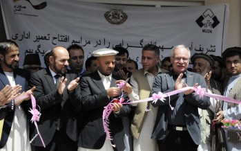 Department of Urban Development in Feyzabad receives new administrative building