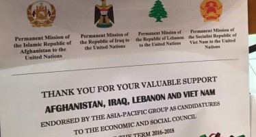 Afghanistan becomes member of the UN Economic and Social Council