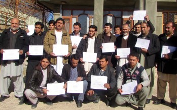 120 Afghan engineers enhance their skills for designing infrastructure projects