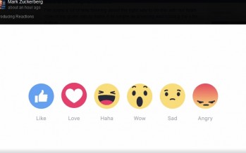 Facebook adds more reactions than just ‘Like’
